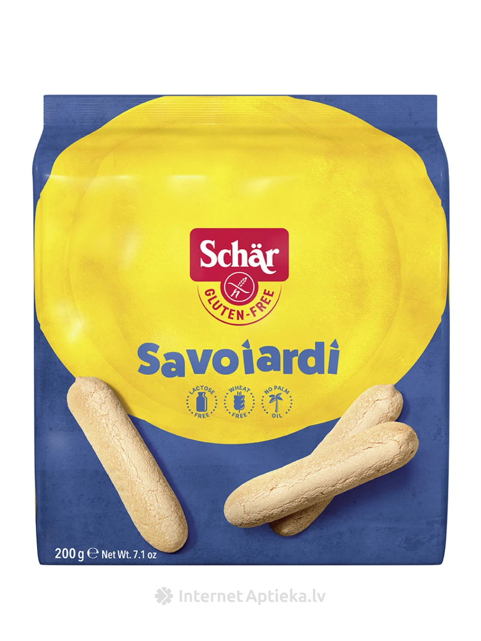 Schär Savoiardi безглютеновое печенье «Дамские пальчики», 200 г | internetaptieka.lv