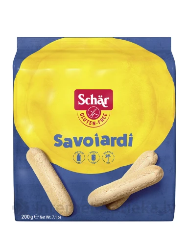 Schär Savoiardi безглютеновое печенье «Дамские пальчики», 200 г | internetaptieka.lv