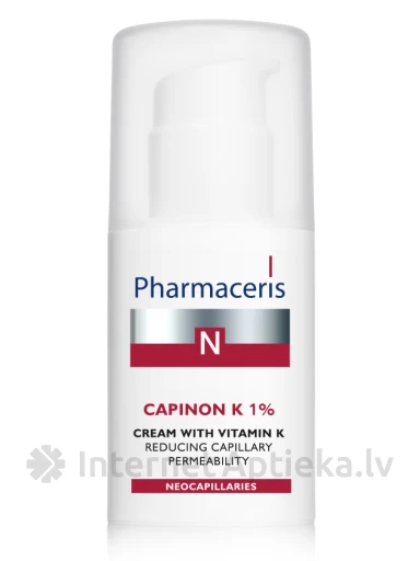 Pharmaceris N Capinon K 1% krēms ar vitamīnu K, 30 ml | internetaptieka.lv