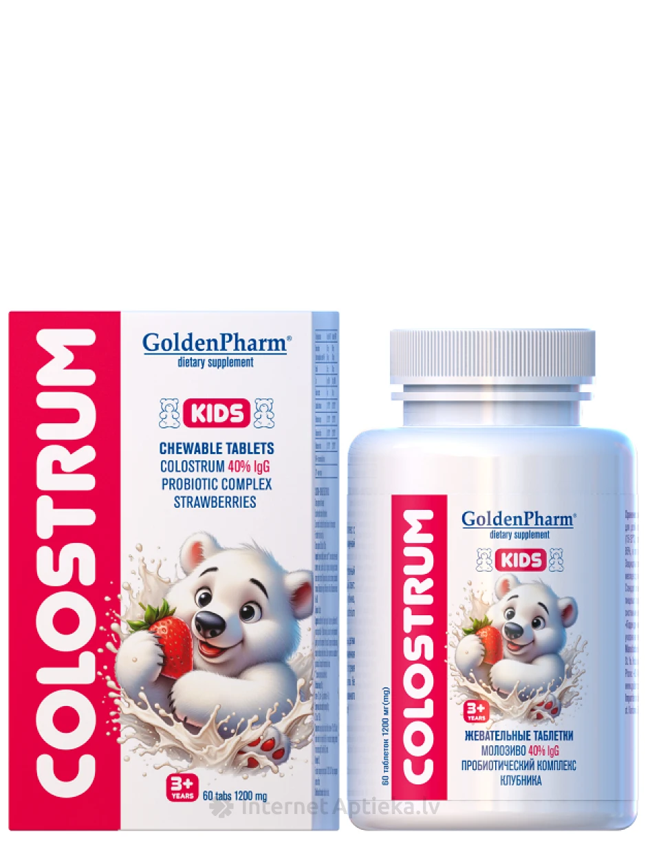 Colostrum, 60 košļājamās tabletes | internetaptieka.lv
