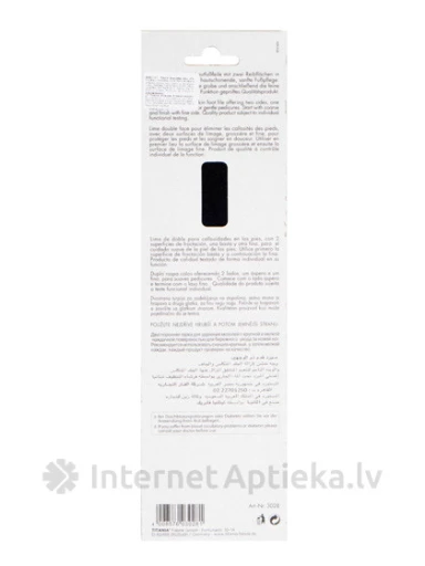 Titania Divpusēja pēdu vīle - pēdas forma, 1 gb. | internetaptieka.lv