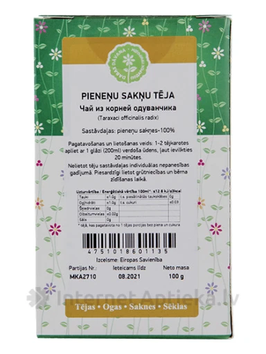 Pienenes saknes tēja, 100 g | internetaptieka.lv