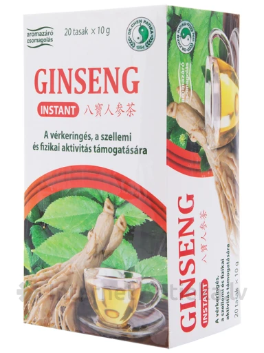 Чай с корнем женьшеня Giseng, 20 пакетиков | internetaptieka.lv