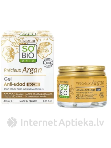 So Bio Nakts pretnovecošanās gels ar argānu, 40 ml | internetaptieka.lv