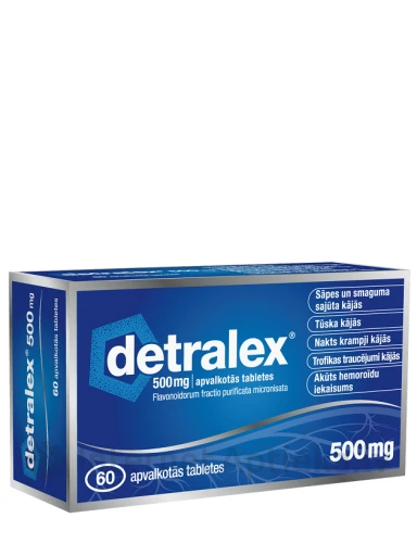 Detralex 500mg, 60 tabletes | internetaptieka.lv