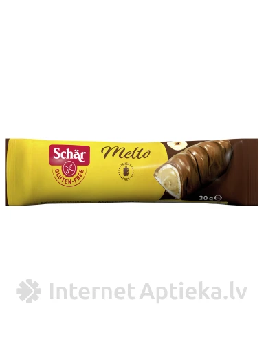 Schär MELTO - батончик с ореховым кремом в молочном шоколаде, 30 г | internetaptieka.lv