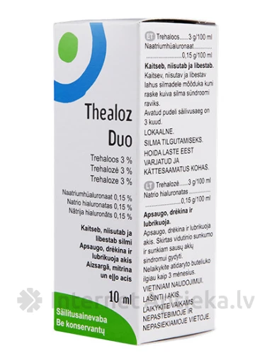 Thea Thealoz Duo silmatilgad, 10 ml | internetaptieka.lv