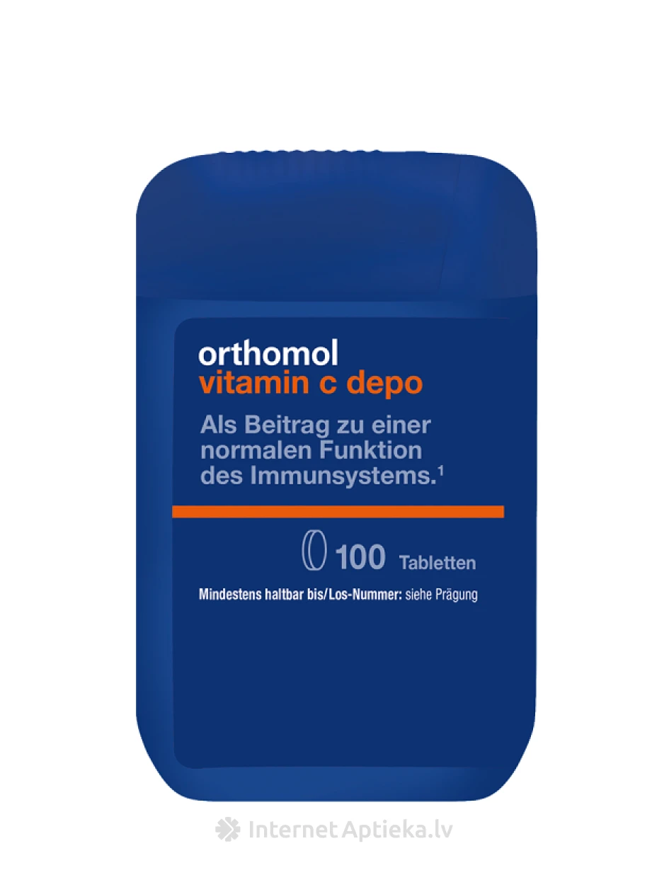 Orthomol Vitamin C Depo, 100 таблеток | internetaptieka.lv