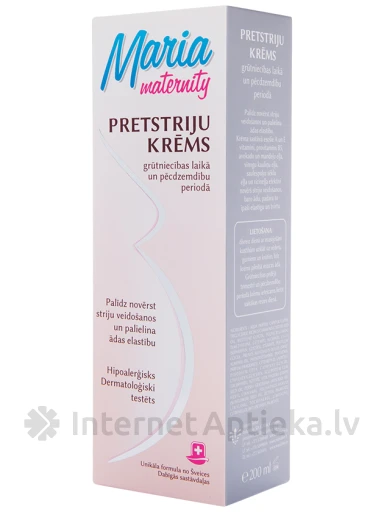 Maria Maternity krēms pret ādas strijām, 200 ml | internetaptieka.lv