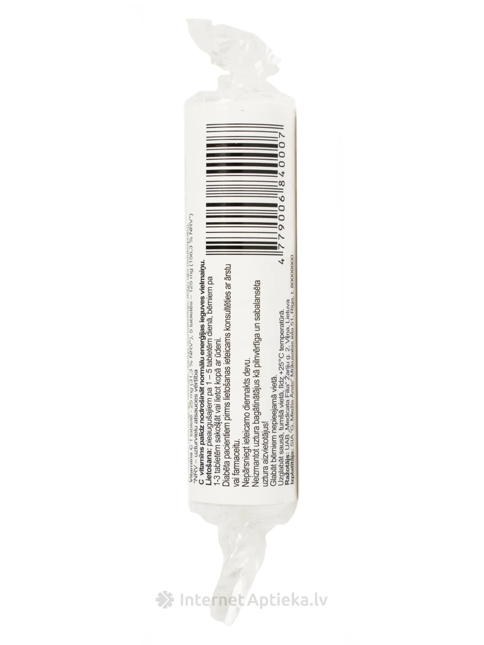 Glikoze ar C vitamīnu (apelsīnu), 10 gb. | internetaptieka.lv