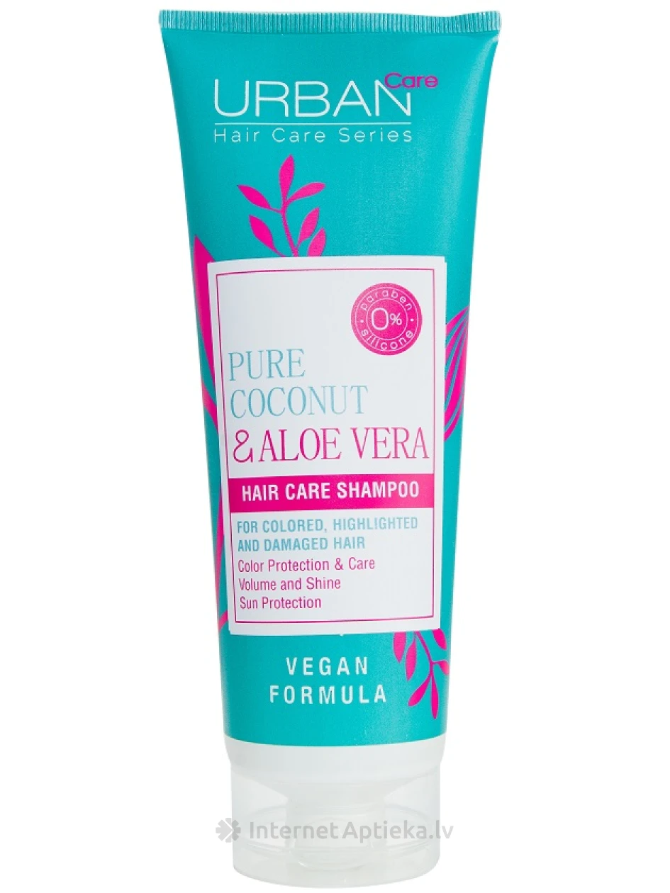 Urban Care kokosriekstu un alojas šampūns, 250 ml | internetaptieka.lv