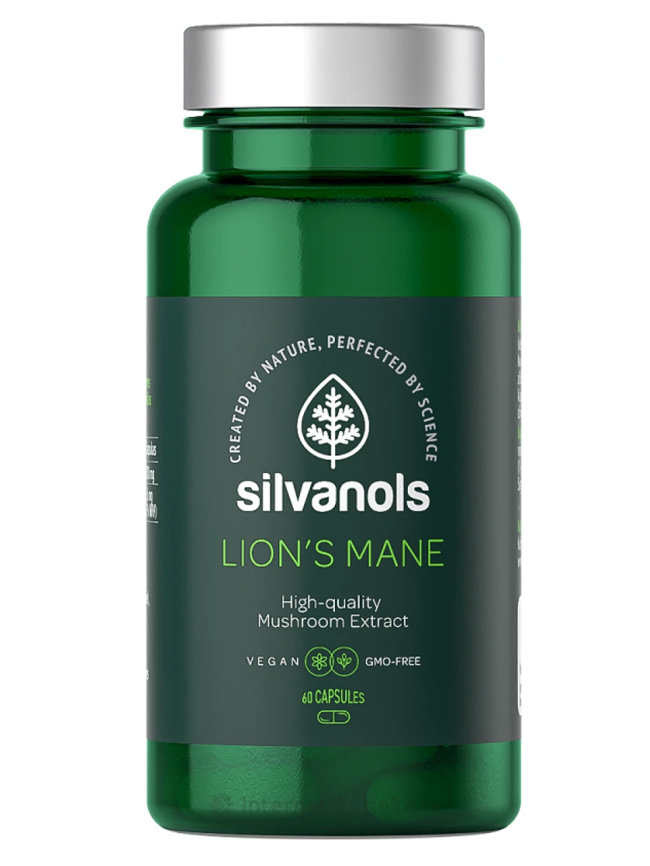 Silvanols Lions mane, 60 капсул | internetaptieka.lv