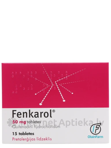 Fenkarol 50 mg, 15 tabletti | internetaptieka.lv