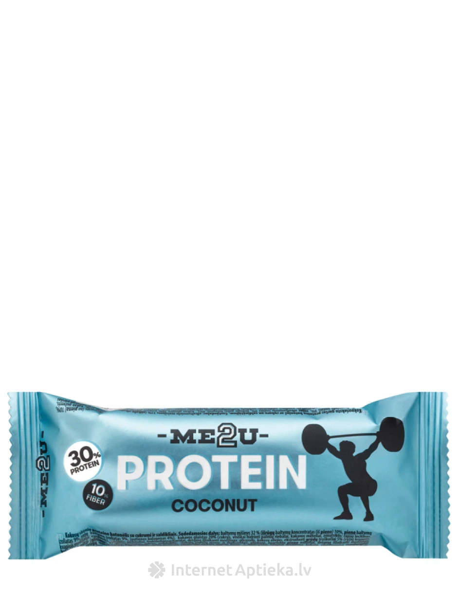 ME2U Protein Кокосовый протеиновый батончик, 60 g | internetaptieka.lv
