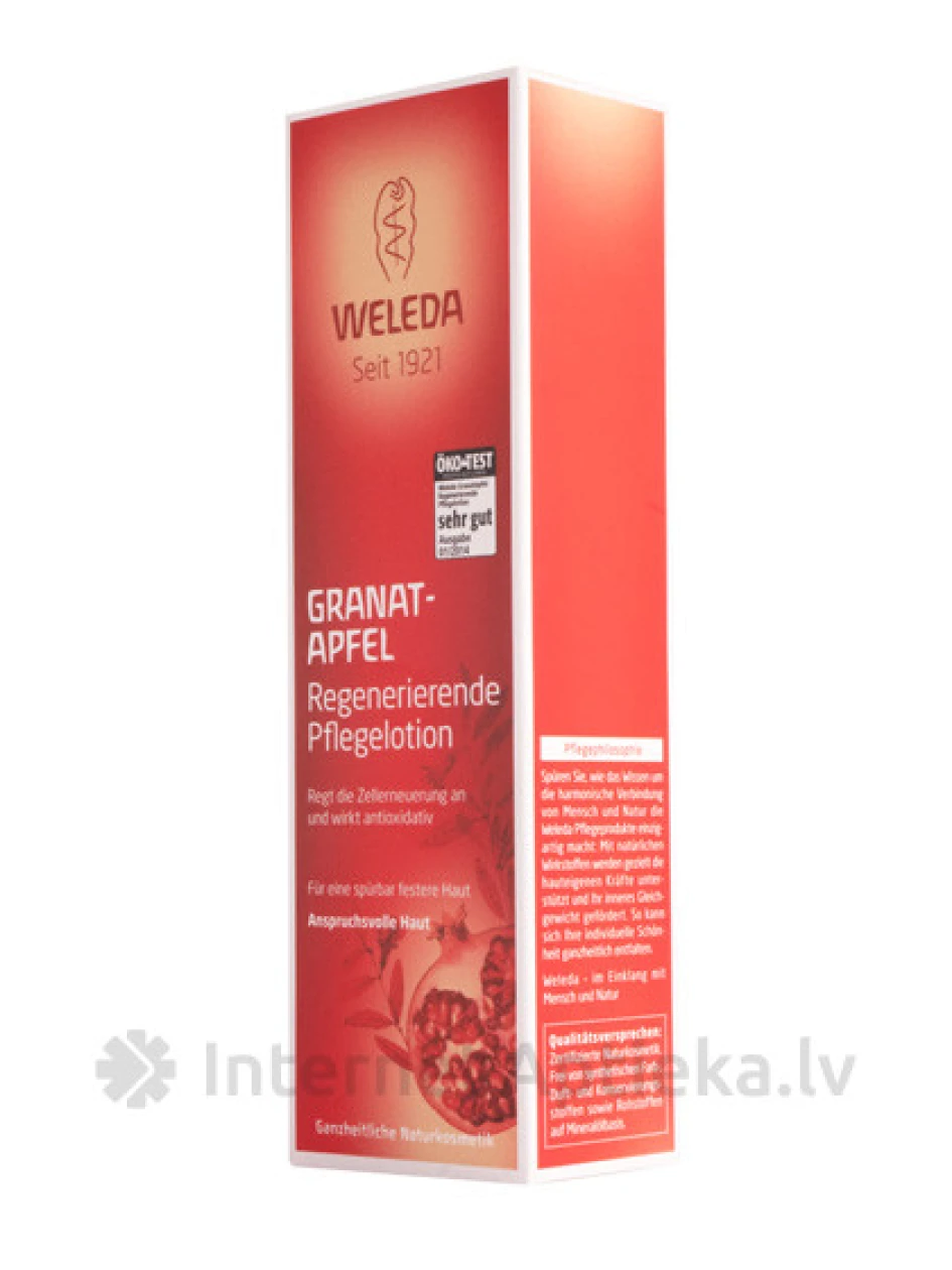 Восстанавливающее гранатовое молочко для тела Weleda, 200 мл | internetaptieka.lv