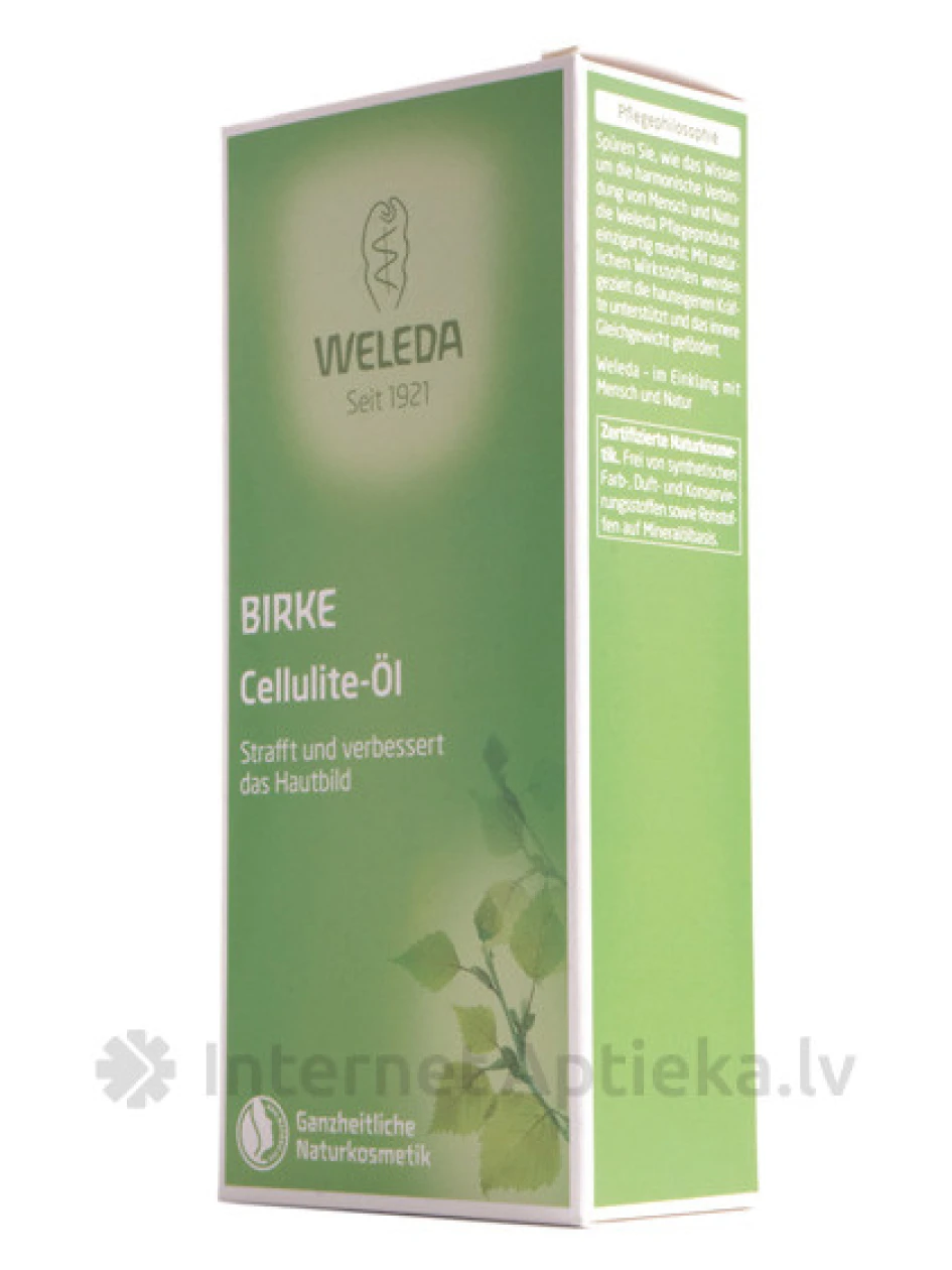 Weleda Bērzu eļļa pret celulītu, 200 ml | internetaptieka.lv