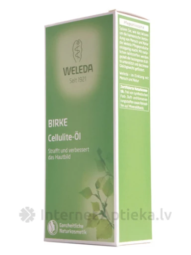 Weleda Bērzu eļļa pret celulītu, 200 ml | internetaptieka.lv
