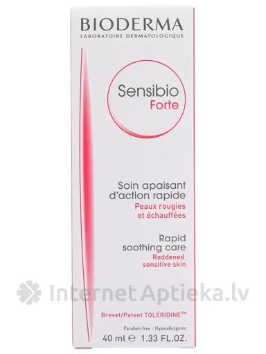 Bioderma Sensibio Forte krēms, 40 ml | internetaptieka.lv