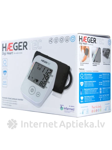Haeger тонометр на предплечье TM-ARM.003A, 1 шт. | internetaptieka.lv