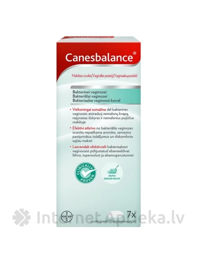 Canesbalance vaginālie pesāriji, 7 gb. | internetaptieka.lv