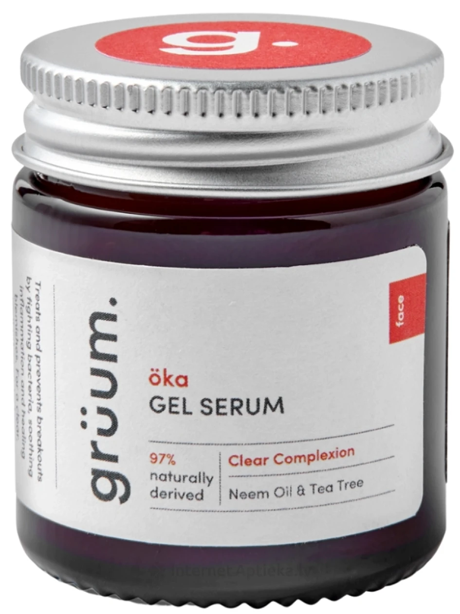 Grüum öka Clear Complexion Gel seerum puhtale näonahale, 30 ml | internetaptieka.lv