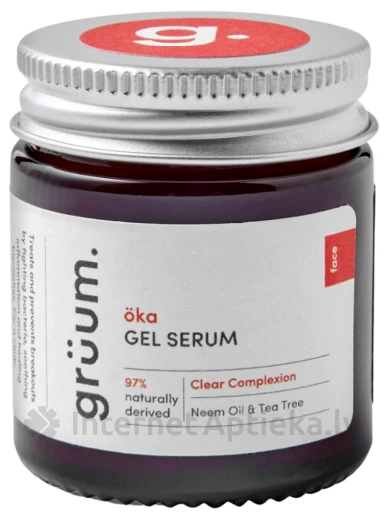 Grüum öka Clear Complexion Gel seerum puhtale näonahale, 30 ml | internetaptieka.lv