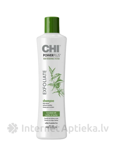 CHI Power Plus Exfoliate Shampoo Attīrošs šampūns, 355 ml | internetaptieka.lv