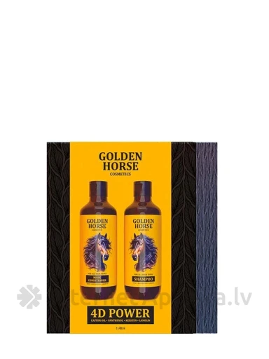 Комплект для волос Golden Horse (шампунь для волос + для волос кондиционер), 2 *400 мл | internetaptieka.lv