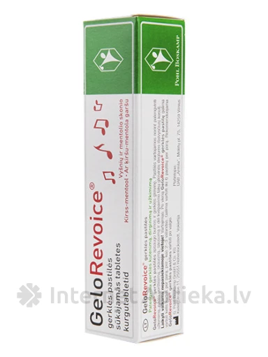 GeloRevoice Ķiršu-mentola tabletes, 20 gb. | internetaptieka.lv