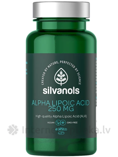Silvanols Alpha lipoic acid, 60 kapsulas | internetaptieka.lv