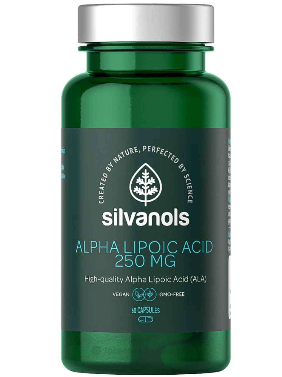 Silvanols Alpha lipoic acid, 60 kapsulas | internetaptieka.lv