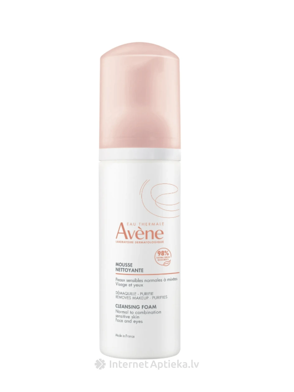 AVENE attīrošas putas acīm un sejai, 150 ml | internetaptieka.lv