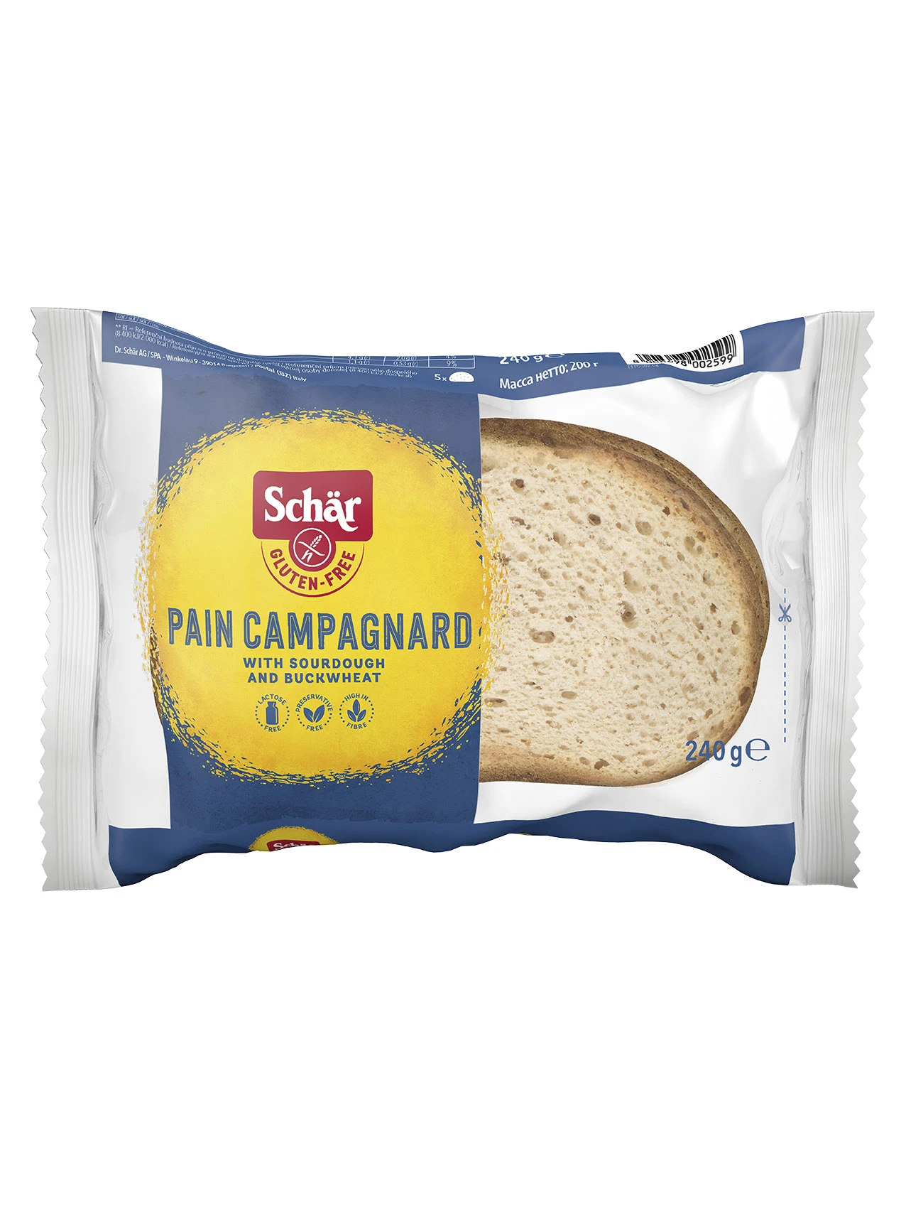 Безлактозный хлеб. Schar. Пшеничный хлеб. Schar pan blanco. Schar.