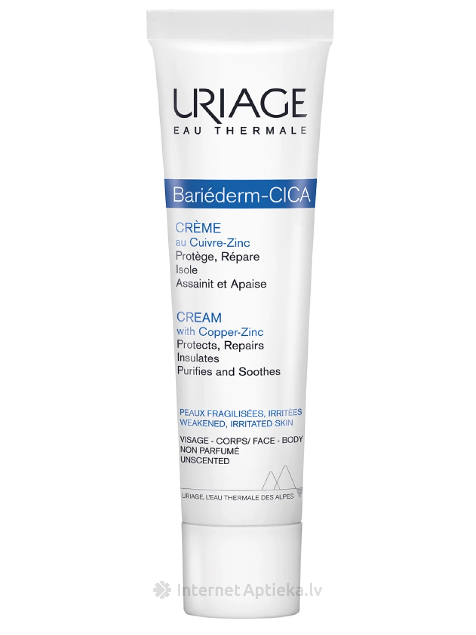 URIAGE Bariederm Cica-krēms ar Cu-Zn, 40 ml | internetaptieka.lv