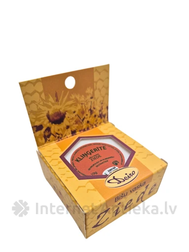 Deiro KLIŅĢERĪTE Mesilasvaha salv taruvaiku ja saialilleekstraktidega, 10 g | internetaptieka.lv