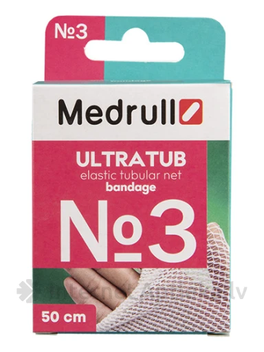 Medrull Ultratub Сетчатая повязка Nr.3, 50 см | internetaptieka.lv