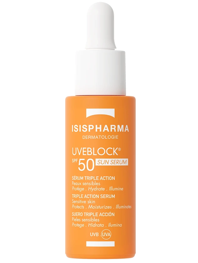 ISISPHARMA serums aizsardzībai no saules UVEBLOCK SUN SPF50, 28 ml