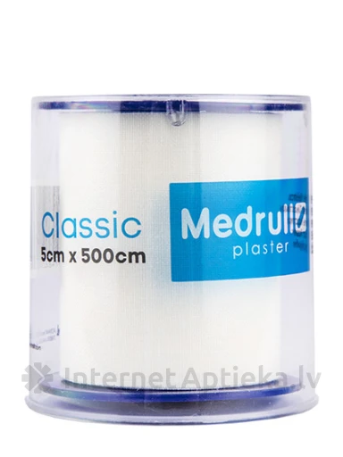 Medrull Classic лейкопластырь в рулоне, 5 см х 500 см | internetaptieka.lv