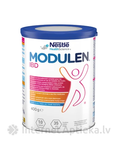 Modulen IBD powder 400g N1 Meditsiinilisel näidustusel kasutamiseks ettenähtud toit, 400 g | internetaptieka.lv