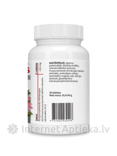 Echinacea ekstrakt, 30 tabletti | internetaptieka.lv