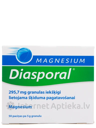Magnesium Diasporal 300 (магний) со вкусом апельсина, 50 пакетов | internetaptieka.lv
