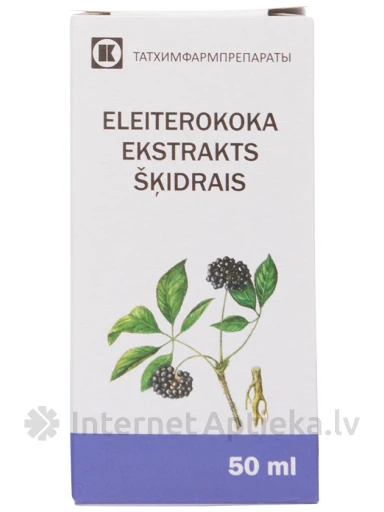 Eleiterokoka ekstrakts šķidrais, 50 ml | internetaptieka.lv