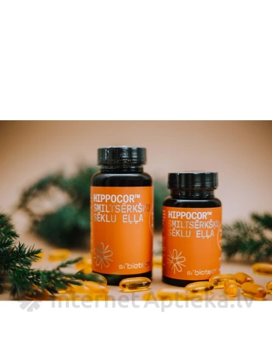 HIPPOCOR Omega-3,6,9 smiltsērkšķu sēklu eļļa, 60 kapsulas | internetaptieka.lv
