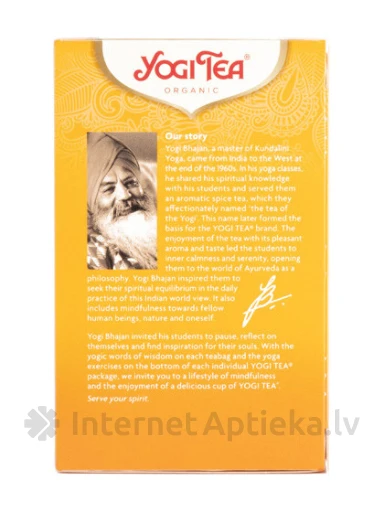 Tēja Yogi Detox ar citronu, 17 paciņas | internetaptieka.lv