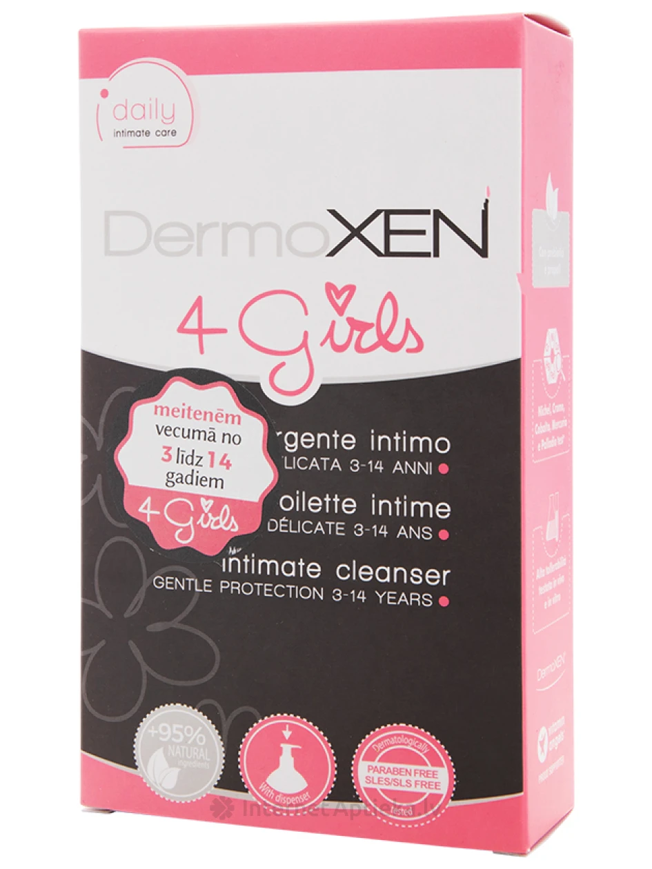 Dermoxen 4 Girls, intiimhügieeni geel, 200 ml | internetaptieka.lv