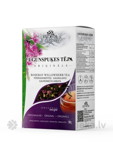 Ugunspuķes granulēta tēja, 50 g | internetaptieka.lv