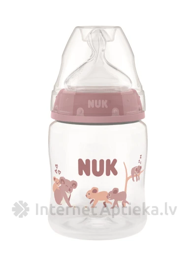 Nuk pudel Perfect Match silikoonist lutipudeli 0+ kuu, 150 ml | internetaptieka.lv