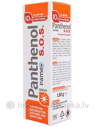 Panthenol S.O.S 10% sprejs, 130 g | internetaptieka.lv