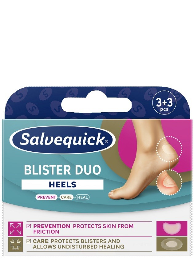 Salvequick Blister Duo Heels tulznu plāksteru