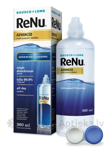 ReNu Advanced multi-purpose solution kontaktläätsede lahendus, 360 ml | internetaptieka.lv